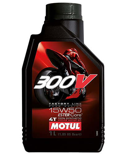 Motul 300V 4T 15W50 premium motorcycle engine oil