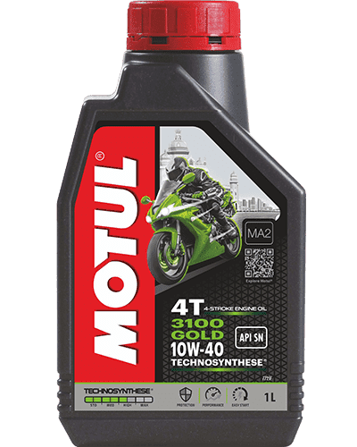 Motul 3100 4T GOLD 10W40 fully synthetic bike engine oil 1L pack