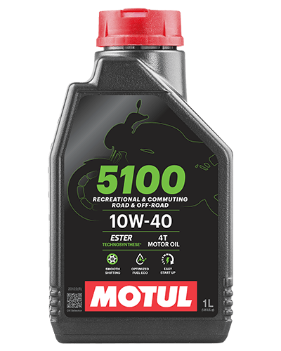 Motul 5100 4T 10W40 high-performance bike engine oil
