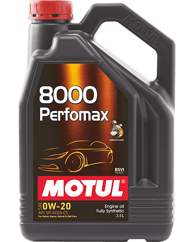 Motul 8000 PERFOMAX 0W20 high-performance car engine oil 1L pack
